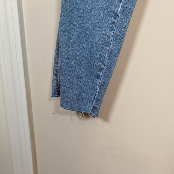 Zara Denim Embroidered Crystal Jeans Size 26 - Picture 5 of 10